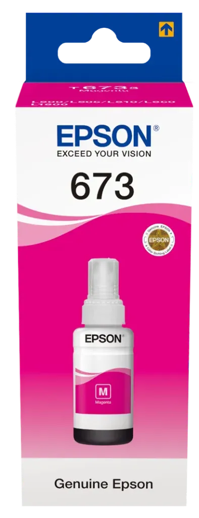 Epson T6733 Magenta Kırmızı Şişe Mürekkep