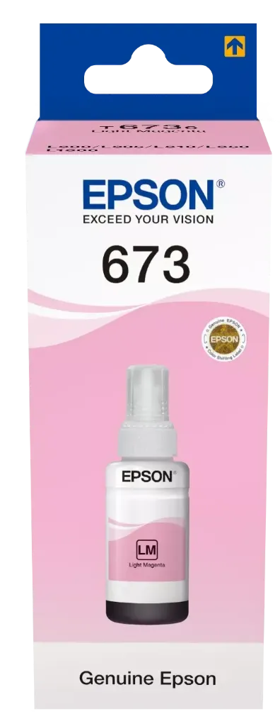 Epson T6736 Light Magenta Açık Kırmızı Şişe Mürekkep