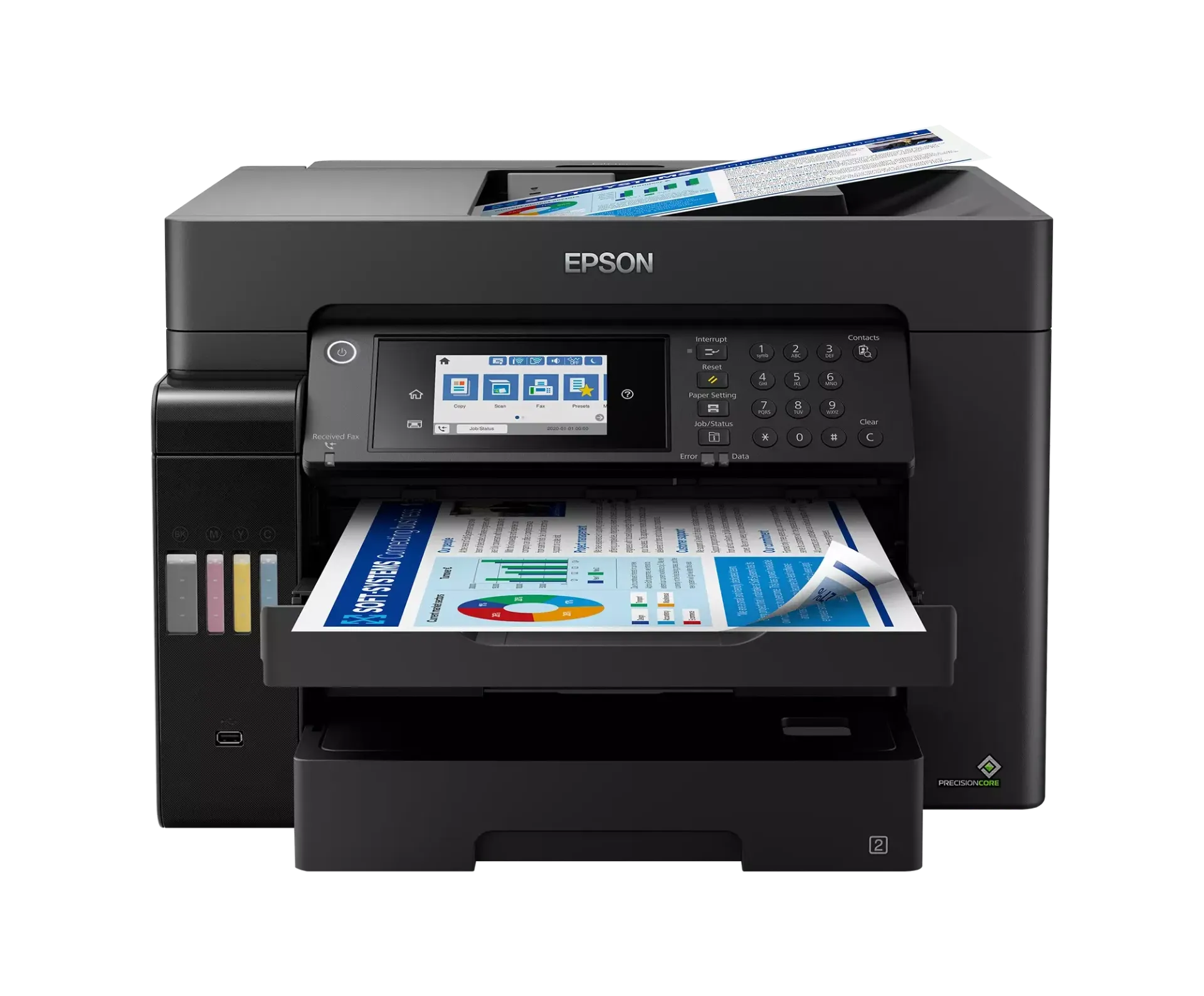 [C11CH71402] EPSON Ecotank L15160 Yazıcı-Tarayıcı-Fotokopi-Faks Renkli Mürekkep Tanklı Yazıcı A3