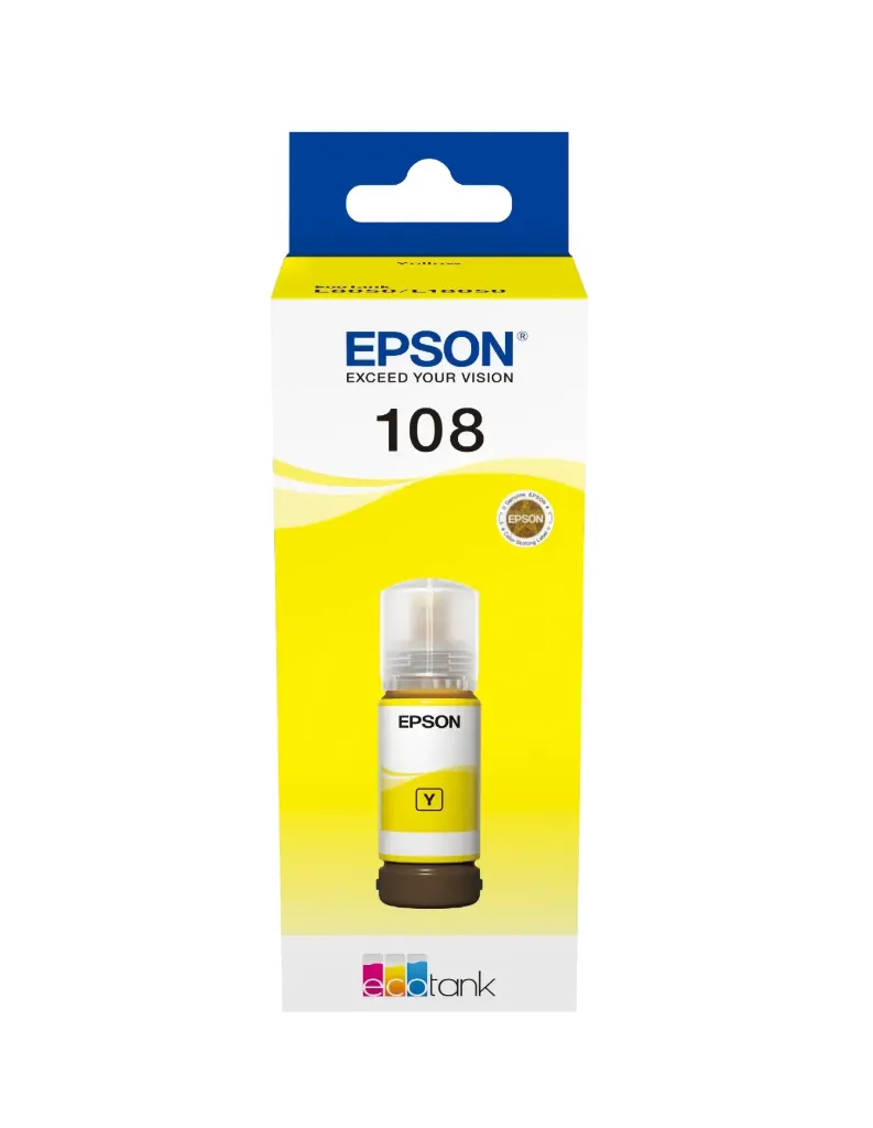 [C13T09C44A] Epson 108 Ecotank Yellow SARI Mürekkep 70 ml