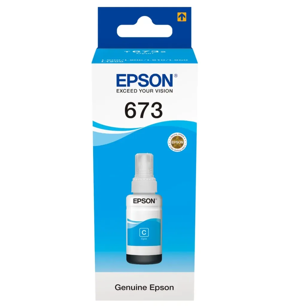 Epson T6732 Cyan Mavi Şişe Mürekkep (1564669)