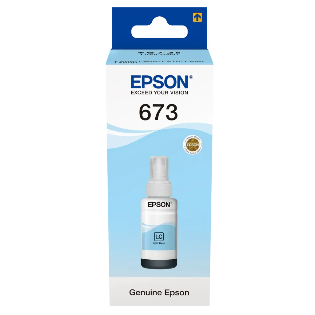 [C13T67354A] Epson T6735 Light Cyan Açık Mavi Şişe Mürekkep (1564672)