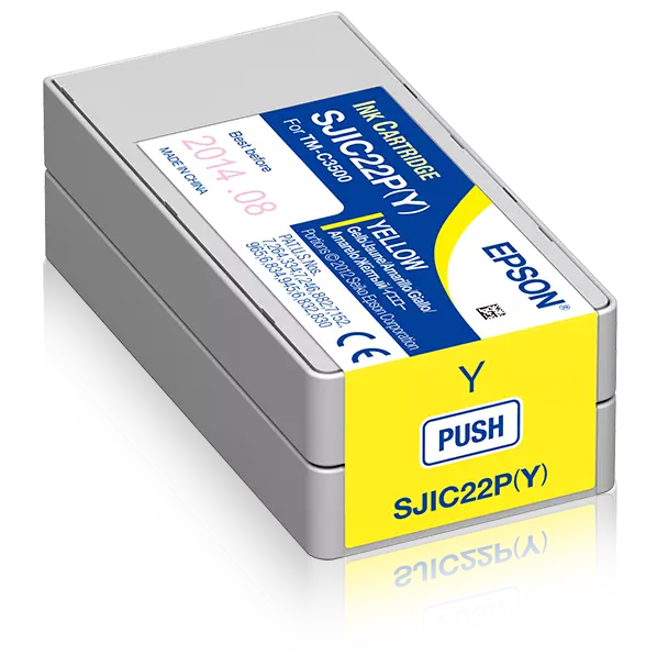 TM-C3500 Ink Cartridge For ColorWorks C3500 SJIC22P(Y) (Sarı)