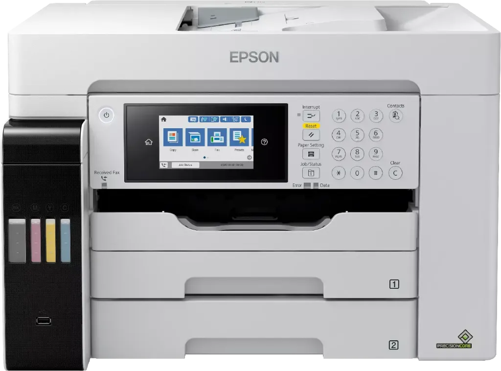 Epson Ecotank L15180 Yazıcı-Tarayıcı-Fotokopi-Faks Renkli Mürekkep Tanklı Yazıcı A3