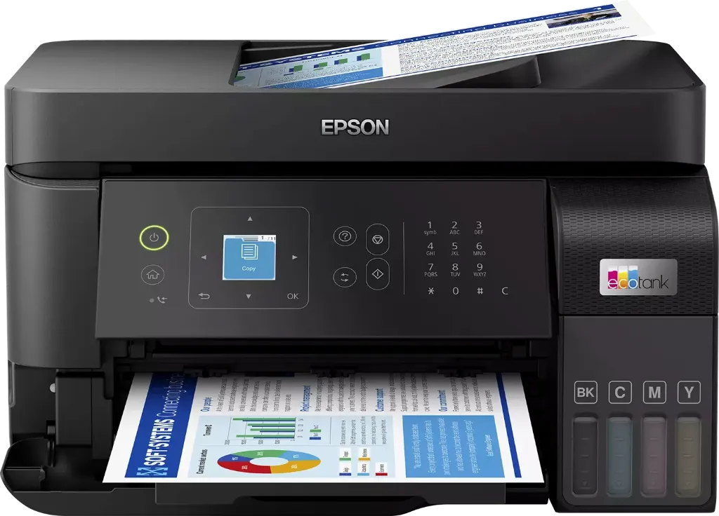 [C11CK57404] EPSON ECOTANK L5590 TARAYICI-FOTOKOPİ-FAKS Wİ-Fİ MÜREKKEP TANKLI YAZICI