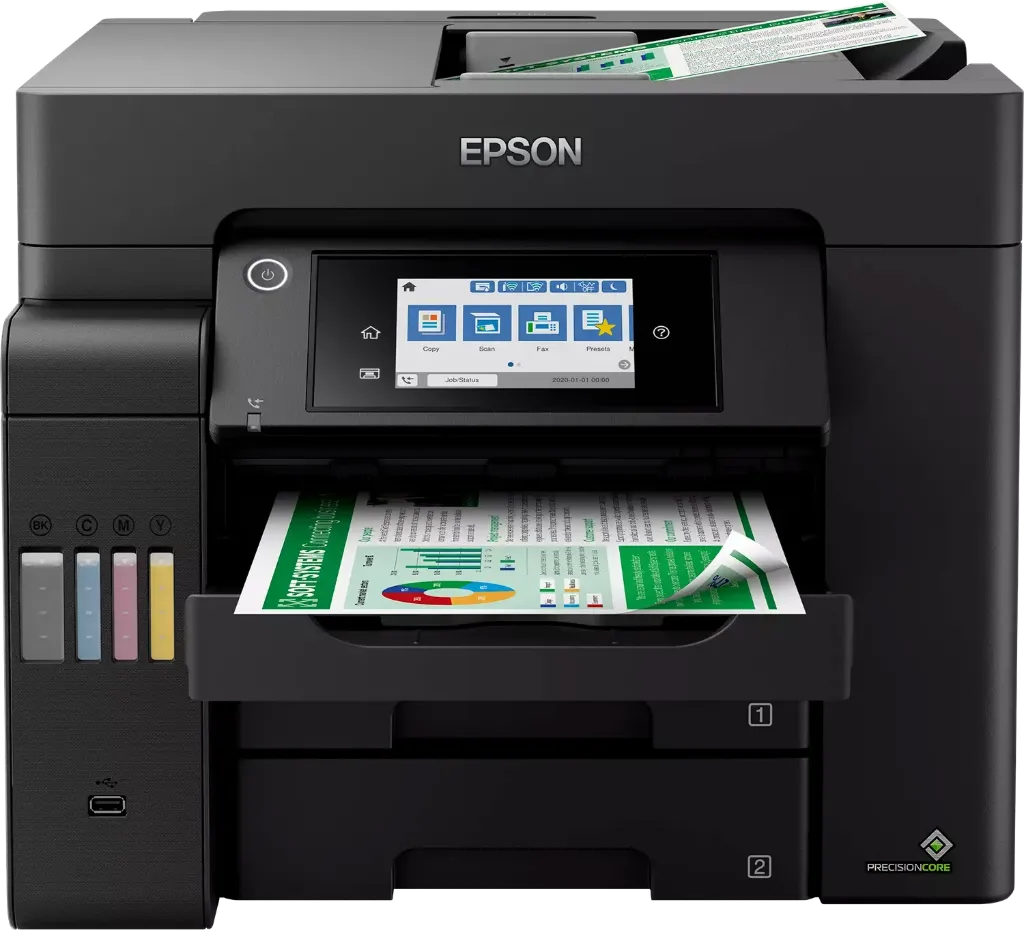 Epson Ecotank L6550 Yazıcı-Tarayıcı-Fotokopi-Faks Renkli Mürekkep Tanklı Yazıcı Wi-Fi Ethernet
