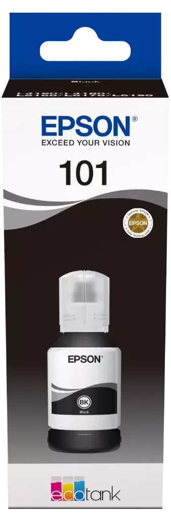 [C13T03V14A] Epson 101 Siyah Şişe Mürekkep 127 ml {L4150/L4160/L6160/L6170/L6190/L14150/L6276/L6290/L6390/L4360}