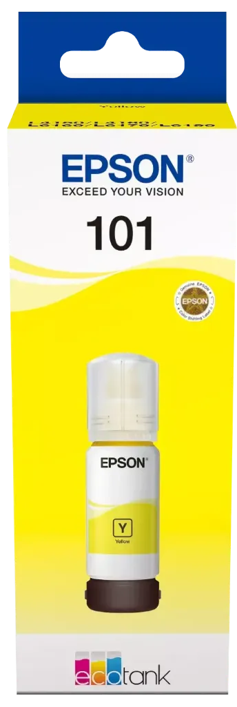 [C13T03V44A] Epson 101 Sarı Şişe Mürekkep 70 ml {L4150/L4160/L6160/L6170/L6190/L14150/L6276/L6290/L6390/L4360}