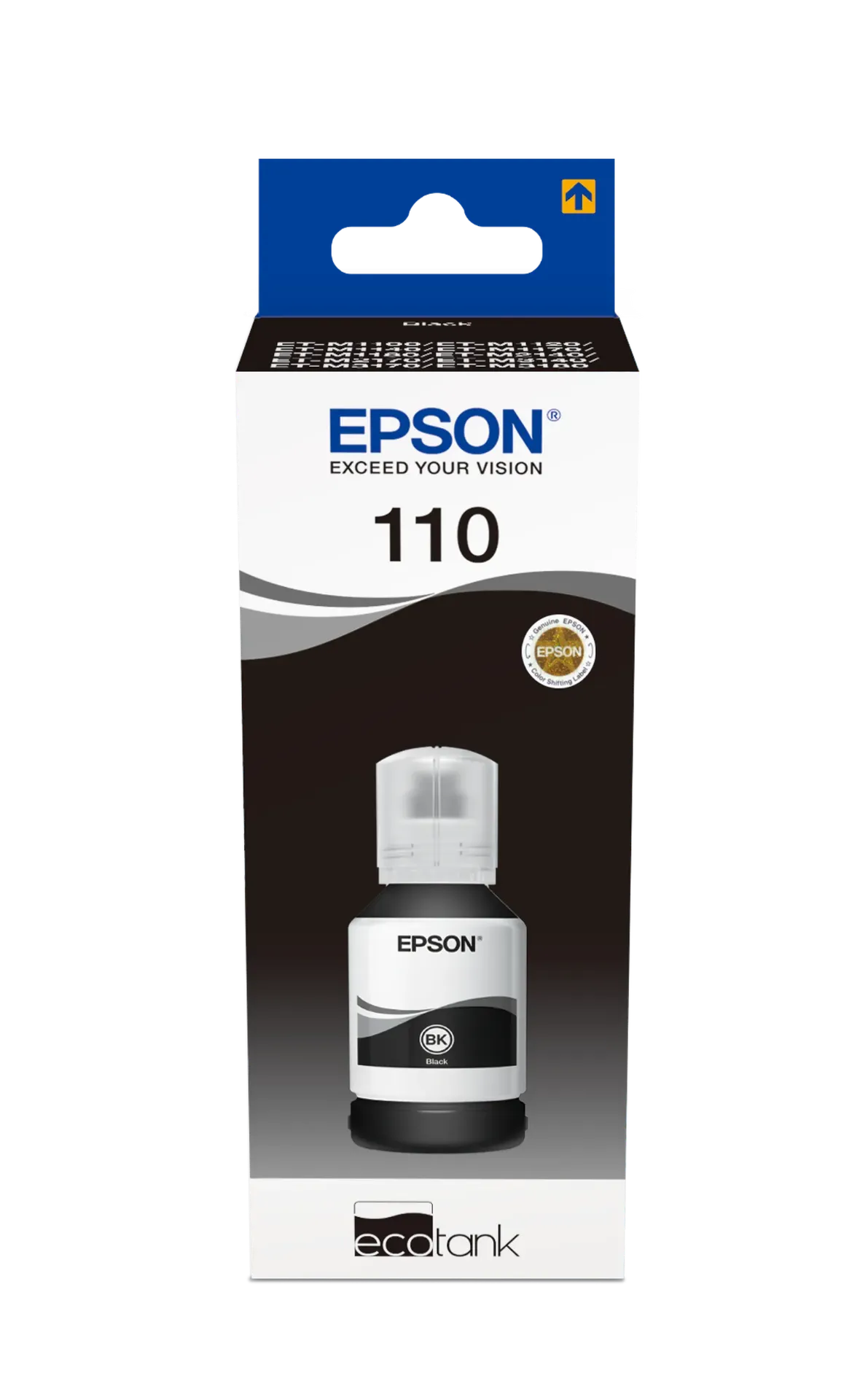 [C13T03P14A] Epson 110 Siyah Şişe Mürekkep {M1100-M1120-M1140-M1180-M2140-M2170-M3140-M3170-M3180}