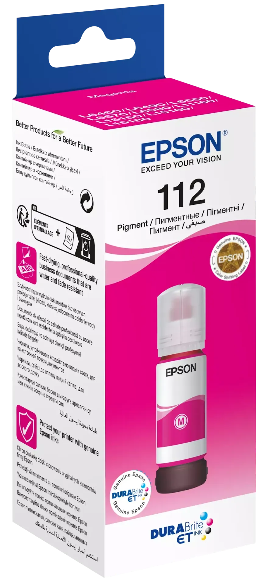 Epson 112 Magenta Kırmızı Kartuş  70 ml