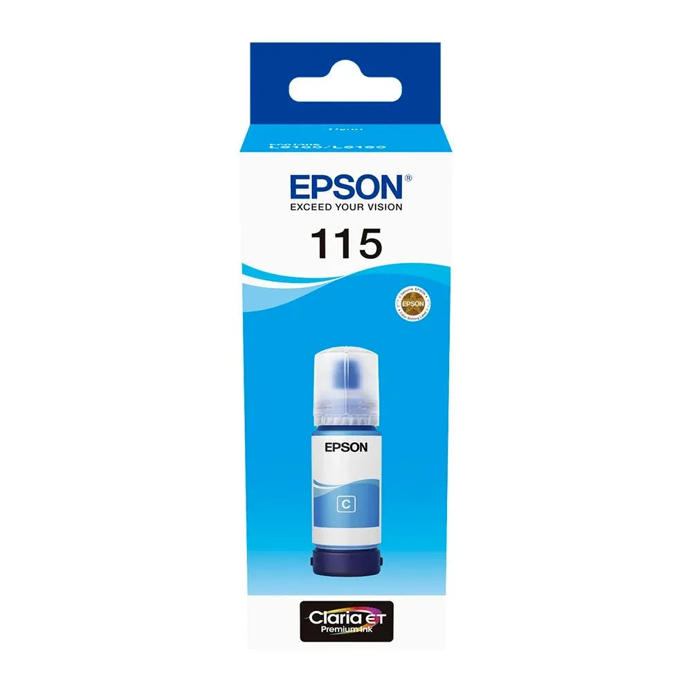Epson 115 Cyan Mavi Şişe Mürekkep