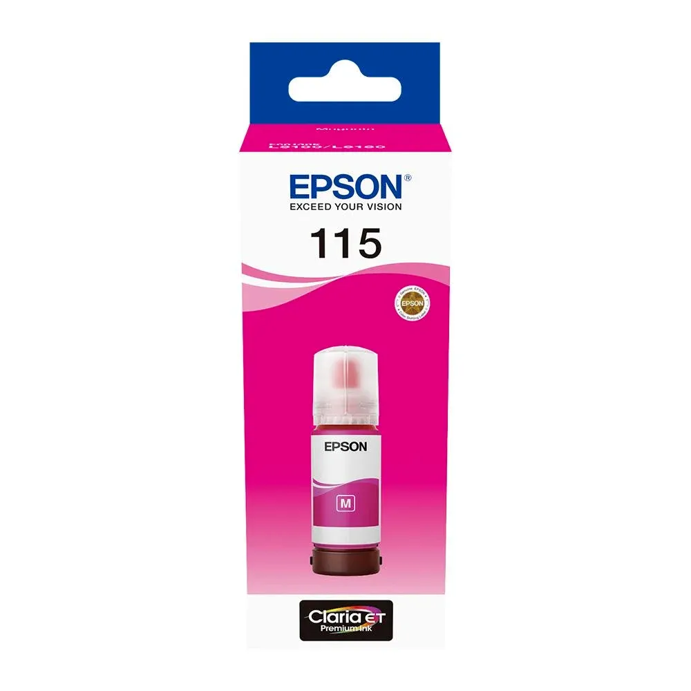Epson 115 Magenta Kırmızı Şişe Mürekkep