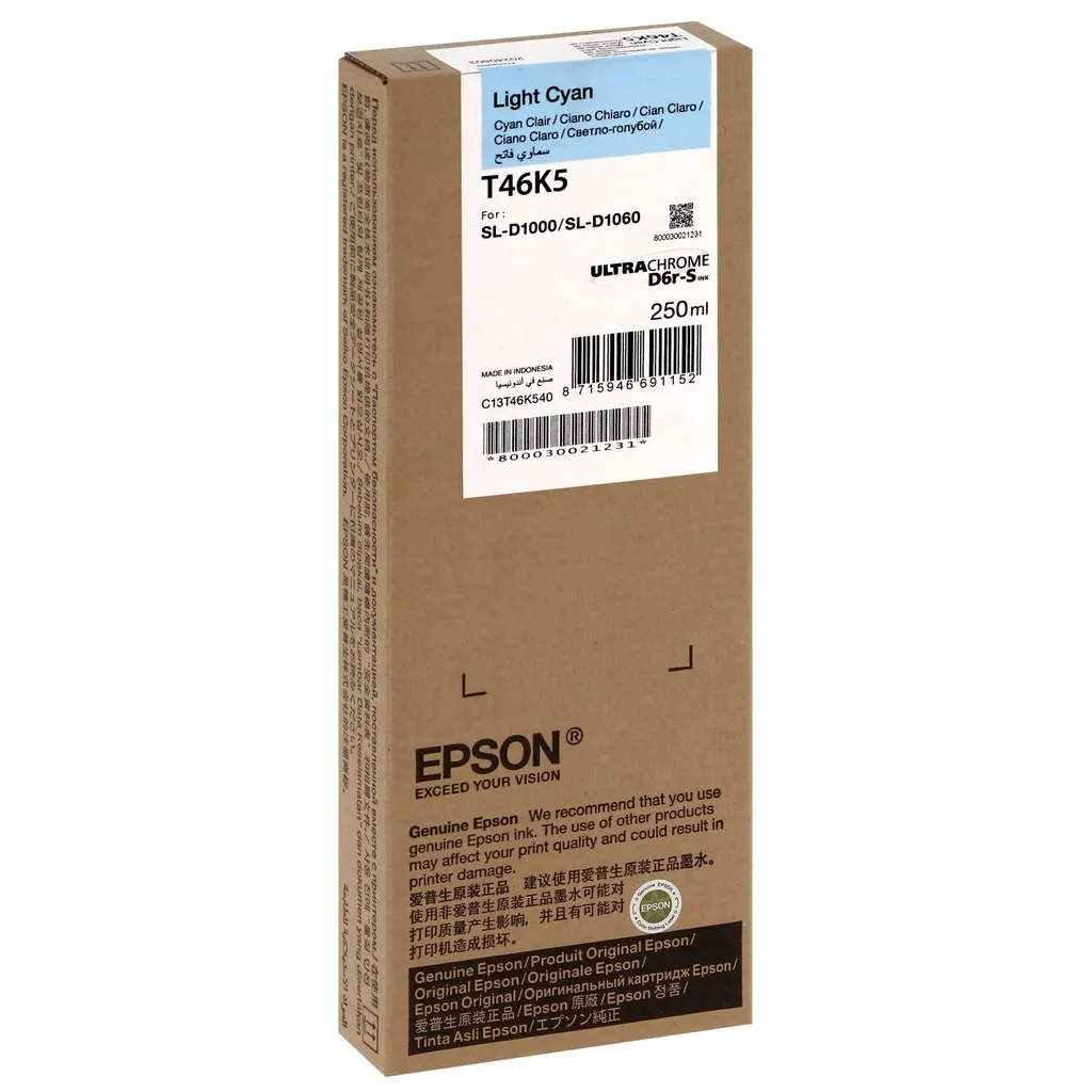 [C13T46K540] EPSON SURELAB T46K5 AÇIKMAVİ (SL-D1000)