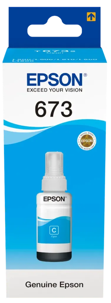 Epson T6732 Mavi Şişe Mürekkep