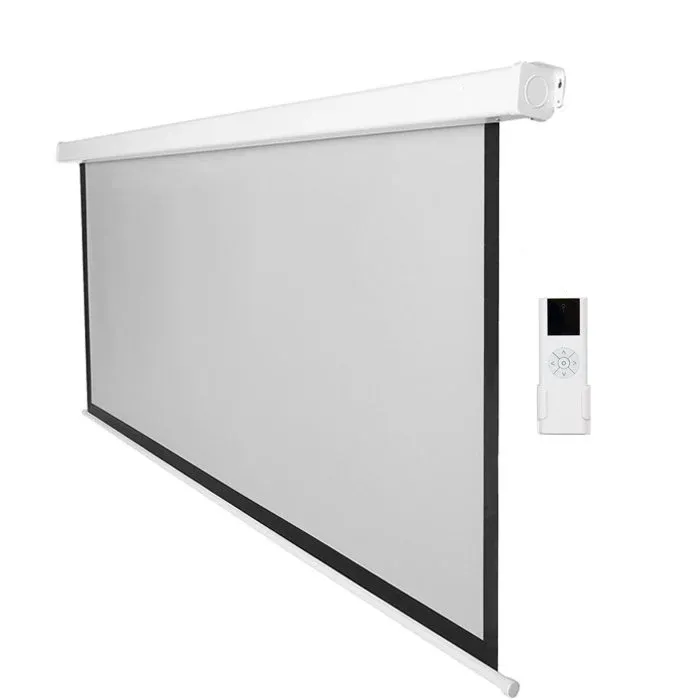 [2023STK0082] 180X180  MOTORLU PROJEKSİYON PERDESİ