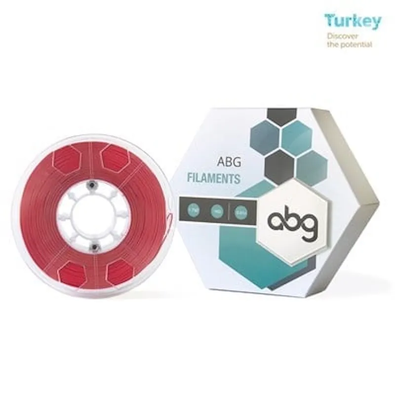 [2026STK00052] ABG ABS Kırmızı Filament 1.75mm 1kg